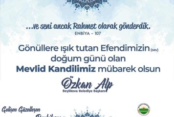 Mevlid Kandilimiz mübarek olsun.