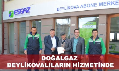 BEYLİKOVA DOĞAL GAZA KAVUŞTU