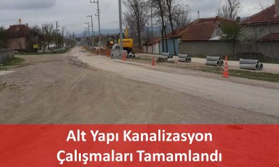 BEYLİKOVA KANALİZASYON VE ALT YAPI ÇALIŞMALARI TAMAMLANDI