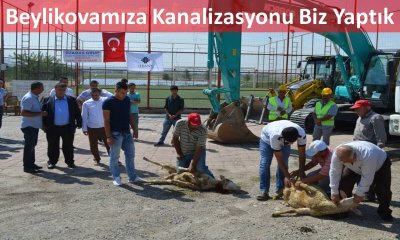 BEYLİKOVA KANALİZASYON VE ALT YAPI ÇALIŞMALARI TAMAMLANDI