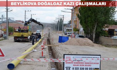 BEYLİKOVA DOĞAL GAZA KAVUŞTU