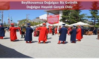 BEYLİKOVA DOĞAL GAZA KAVUŞTU
