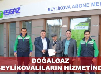 BEYLİKOVA DOĞAL GAZA KAVUŞTU