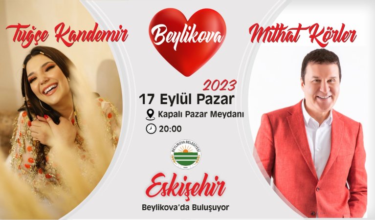 Tuğçe Kandemir ve Mithat Körler'in en güzel şarkılılarıyla Beylikova'da buluşuyoruz...