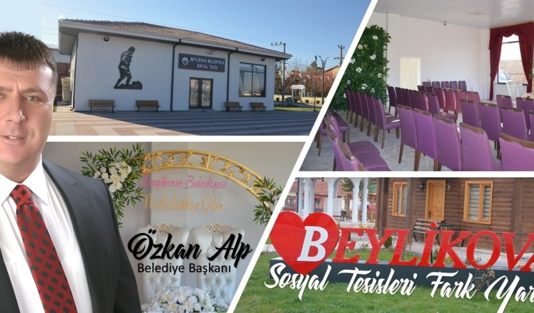 BEYLİKOVA’YA SOSYAL TESİSLER FARK YARATIYOR