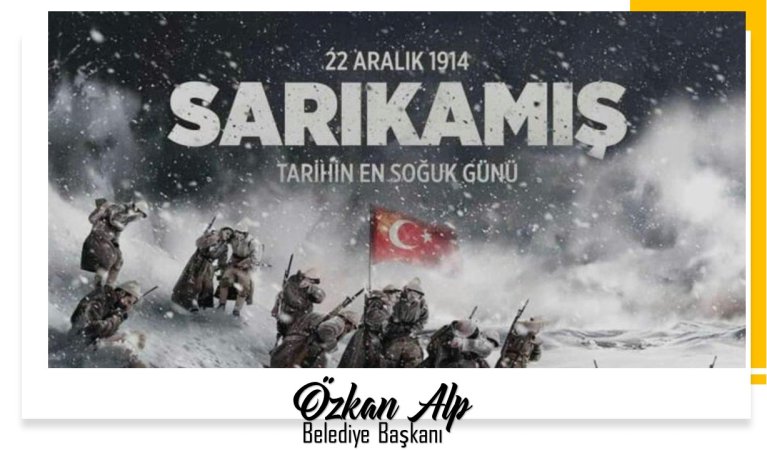 Sarıkamış Şehitlerimizi rahmet ve minnetle anıyor, aziz hatıralarını şükranla yad ediyoruz.