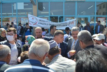 Belediye Başkanımız Özkan Alp Müberra Mehmet Güleç Anadolu İmam Hatip Lisesi'nin Aşure Etkinliğine Katıldı