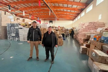 Beylikova Kaymakamı Mehmet Ali Atak ve Belediye Başkanımız Özkan Alp ile birlikte, Deprem Bölgesine Gitti